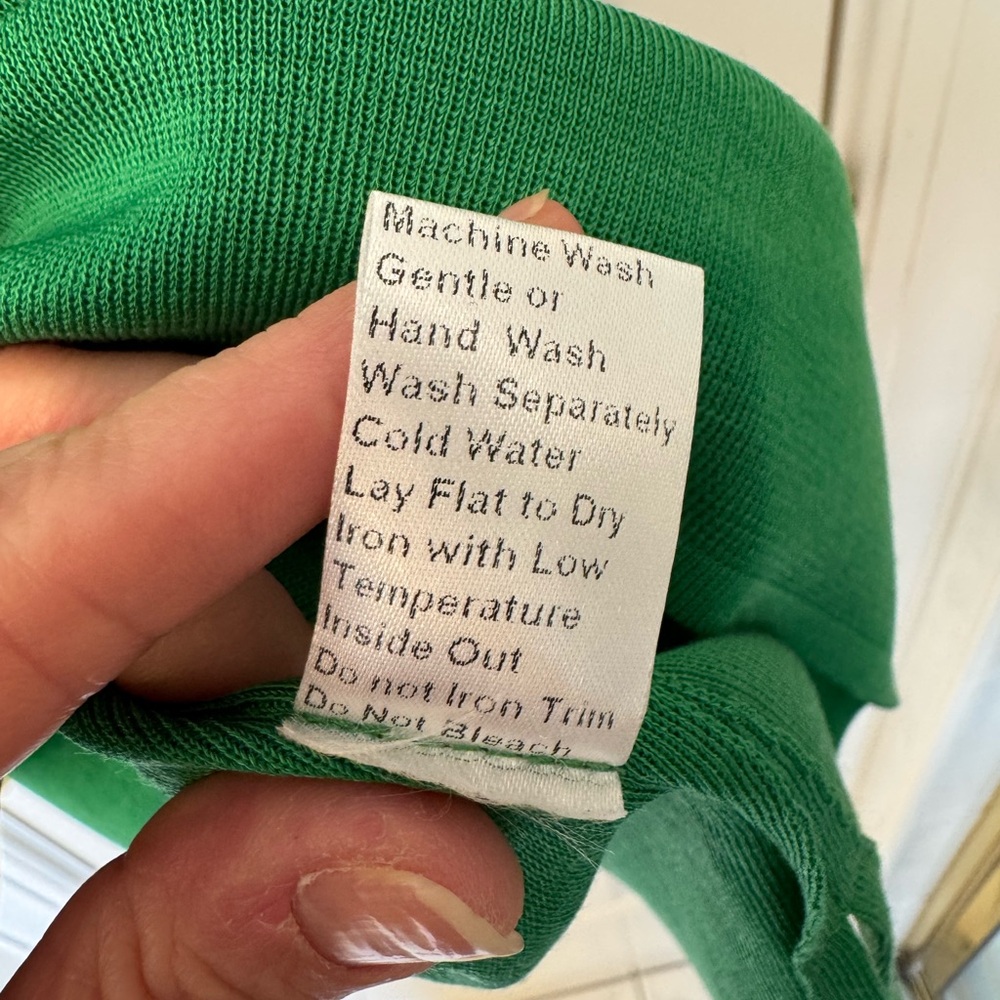 Ming Wang Green Embellished Tank Top - Picture 5 of 5